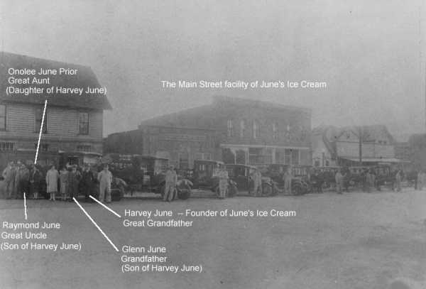 June's Ice Cream fleet -- 1920